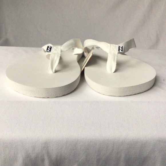 Billabong white sandal flip flips New - Picture 4 of 6